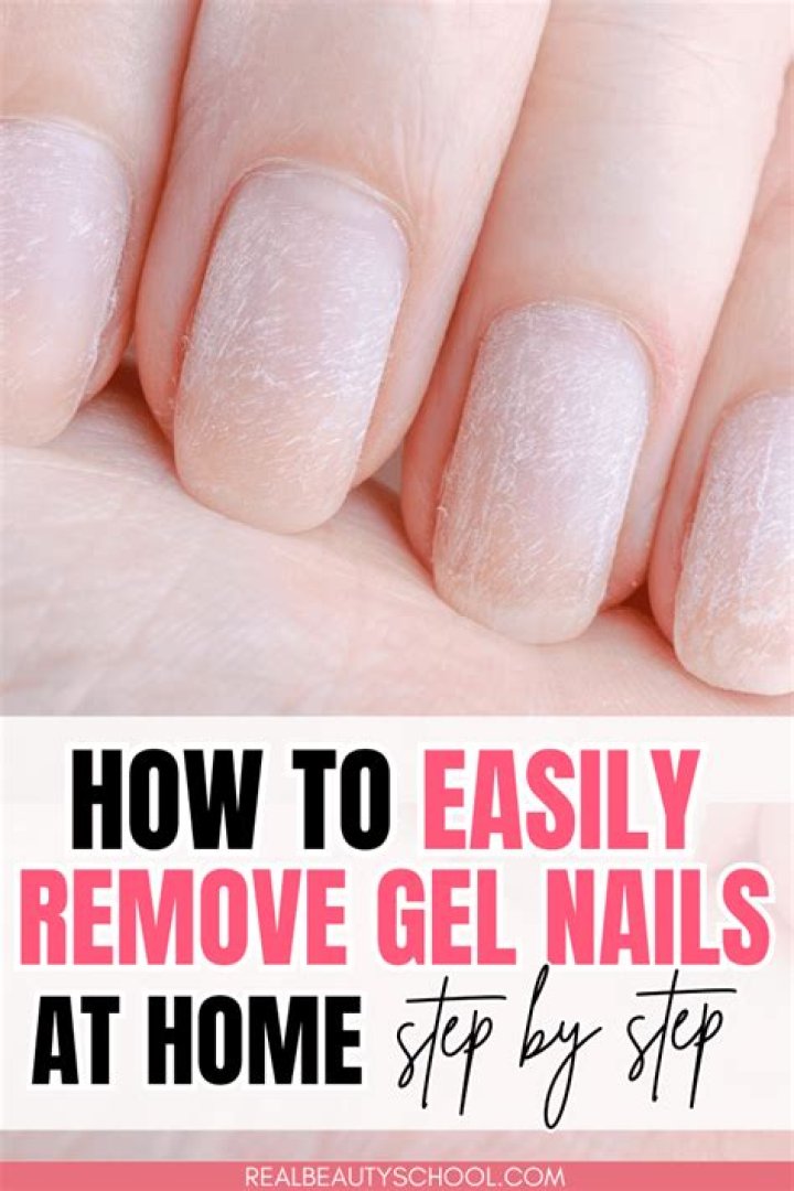 How can I remove gel nails at home?