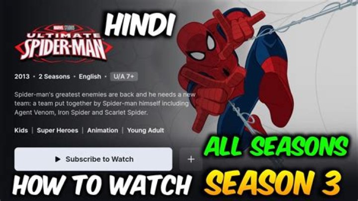 How can I watch ultimate spiderman season 3?