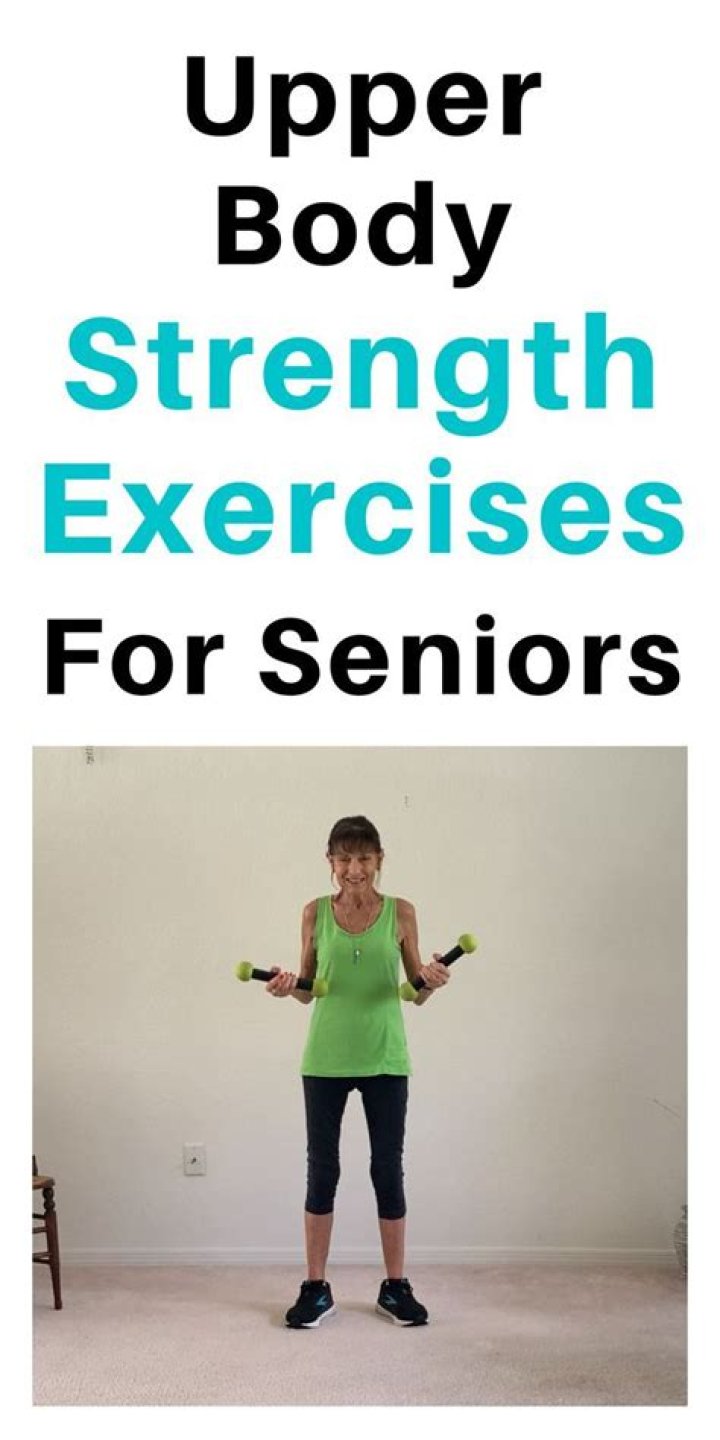 How can seniors improve upper body strength?