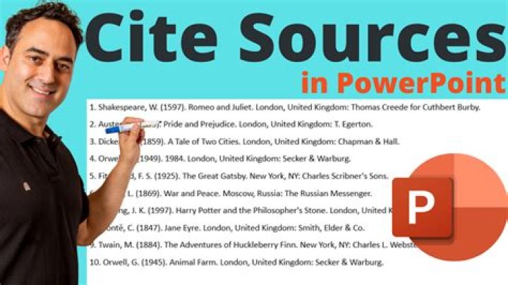 How can you cite a source in your work?