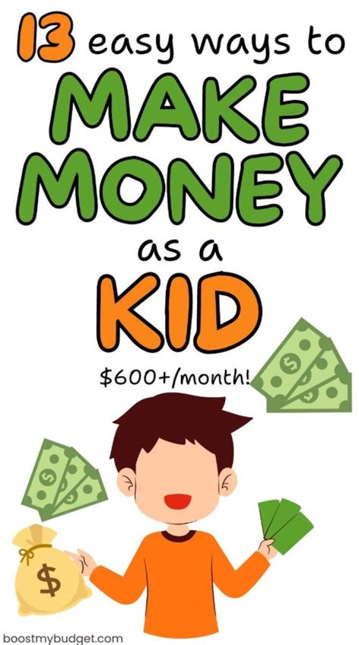 How can you make a lot of money as a kid?