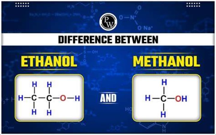 How can you tell the difference between ethanol and diethyl ether?