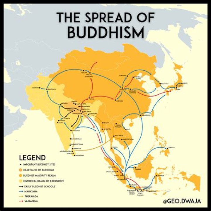 How did Buddhism come to East Asia?