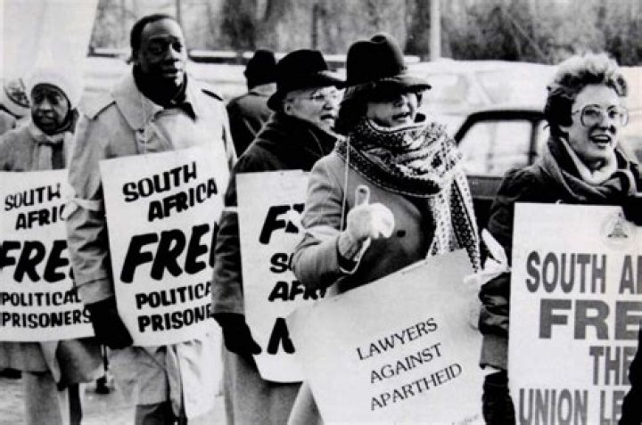How did Protests help end apartheid?