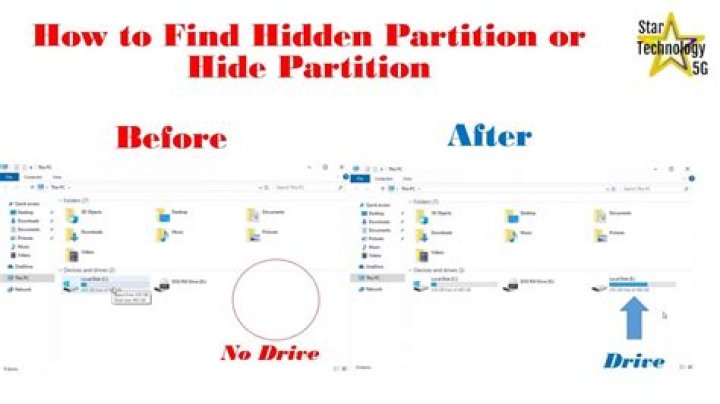 How do I access a hidden partition?