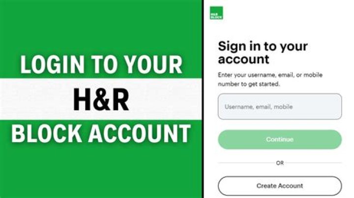 How do I access my HR Block account?