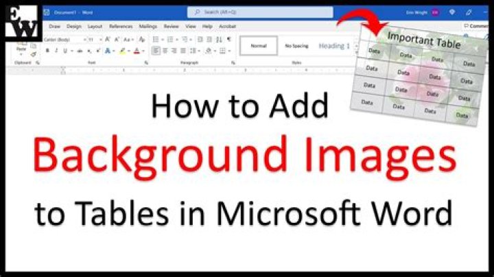 How do I add a background image to a table cell?