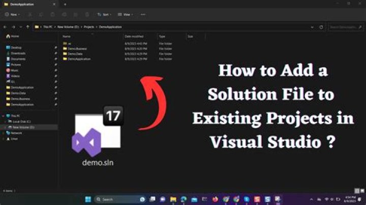 How do I add a folder to solution in Visual Studio?