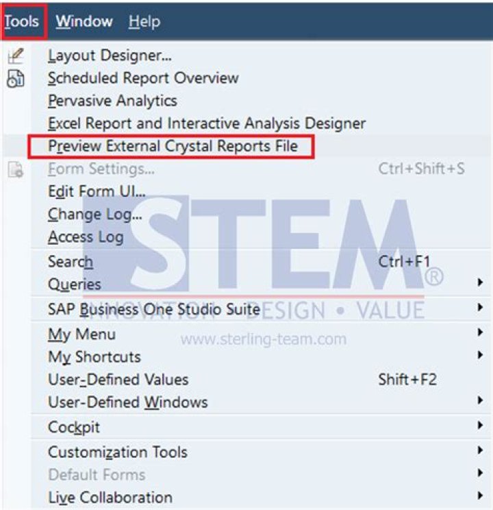 How do I add a SAP Crystal Report reference in Visual Studio 2010?
