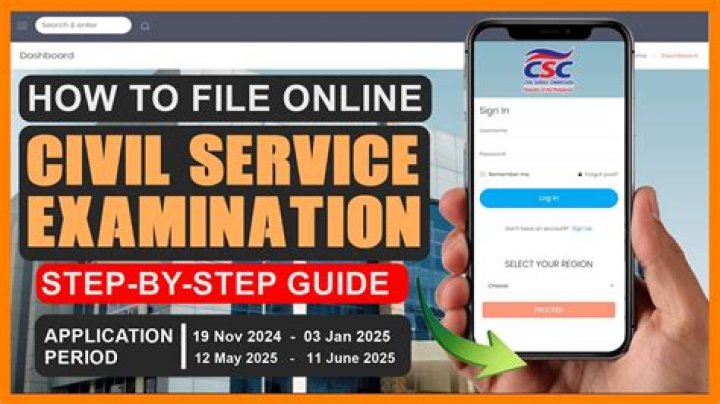 How do I apply for civil service exam?