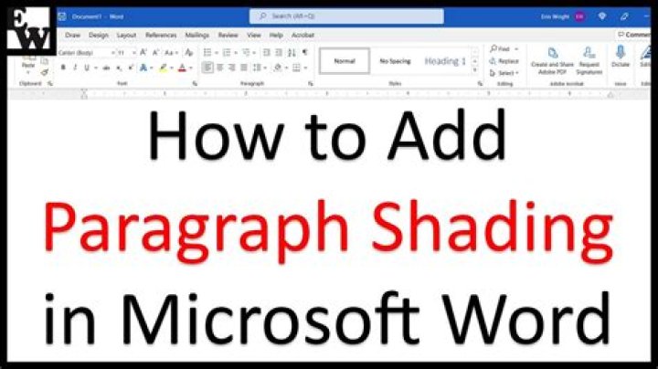 How do I apply shading in Word 2013?
