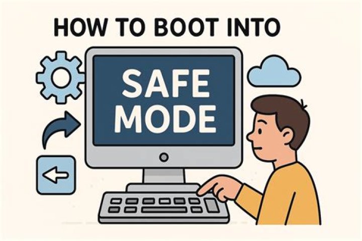 How do I boot in safe mode in DOS?