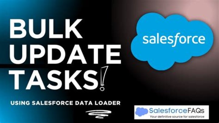 How do I bulk update tasks in Salesforce?