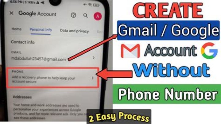 How do I bypass Gmail phone verification?