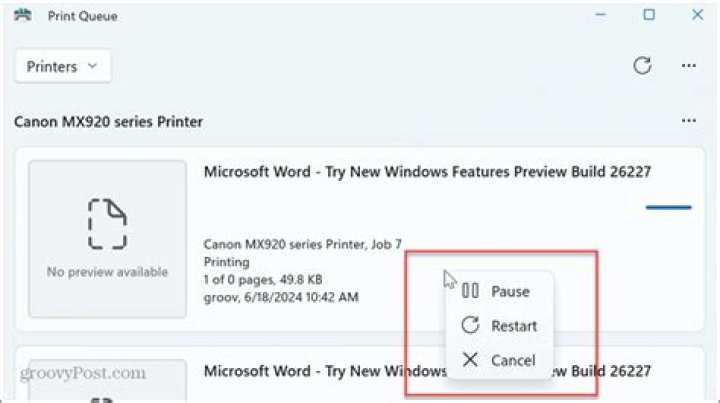 How do I cancel a print job on OKI Microline 320 Turbo?