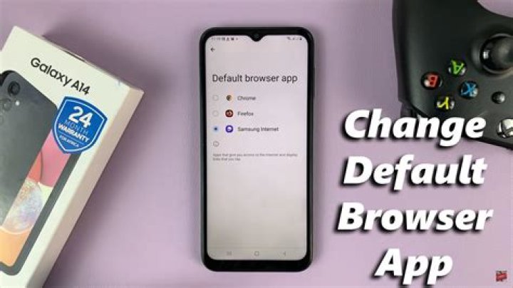 How do I change my default browser on Samsung?
