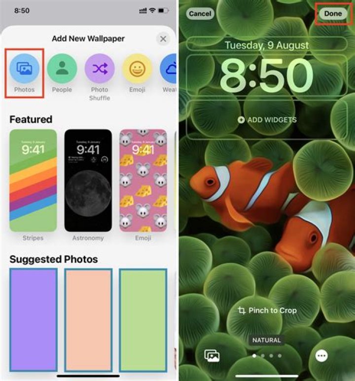 How do I change my lock screen wallpaper on HTC?