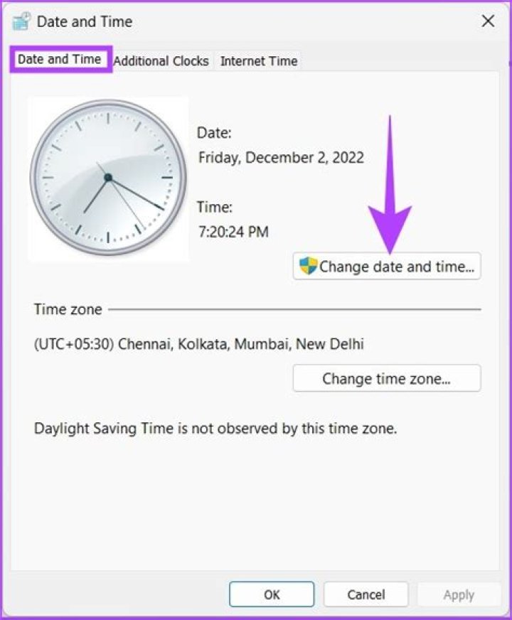 How do I change the date and time on my Facebook post?