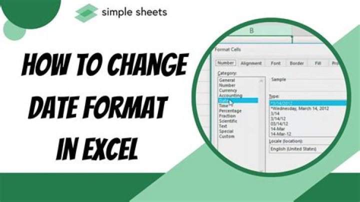 How do I change the date format in a CSV file?