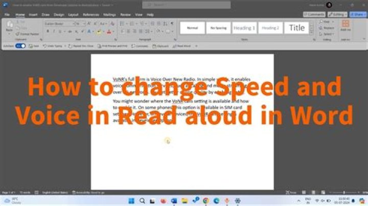 How do I change the read aloud voice in PDF?