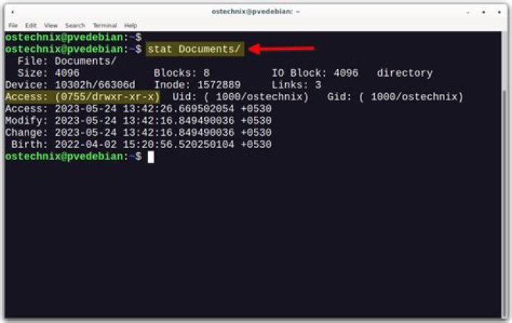 How do I check directory permissions in Unix?