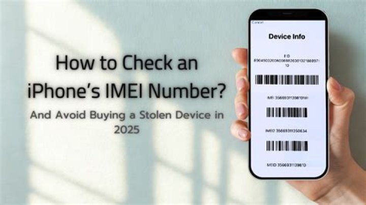 How do I check if my IMEI number is not stolen?