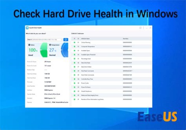How do I check my hard drive health Windows XP?