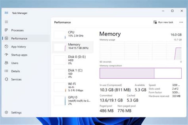 How do I check my server physical memory?