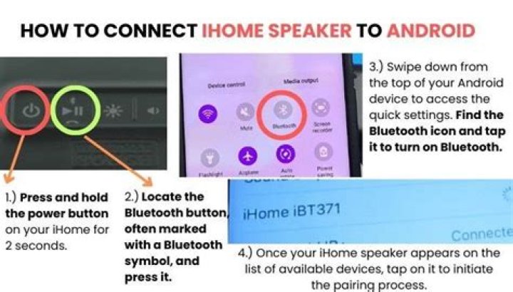 How do I connect my iHome to Bluetooth?