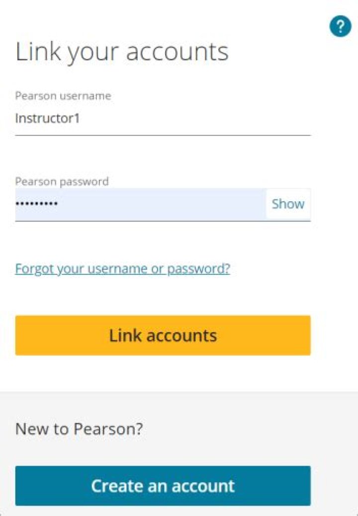 How do I create a Pearson instructor account?