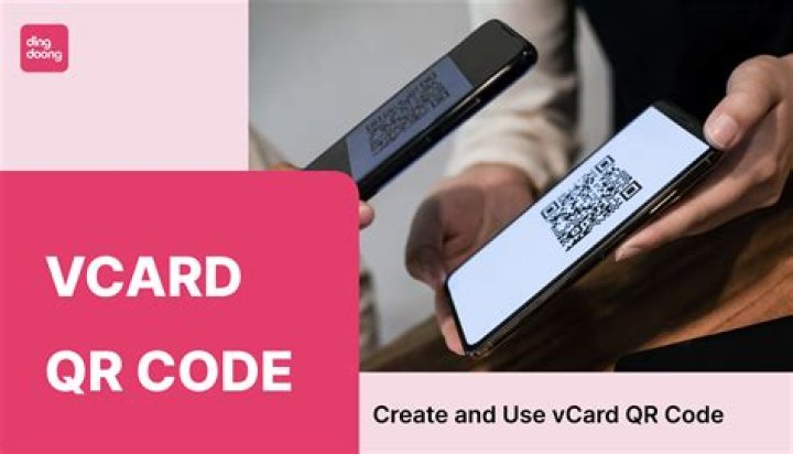 How do I create a QR code for a vCard?