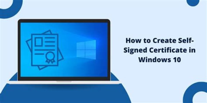 How do I create a self signed certificate on Mac?