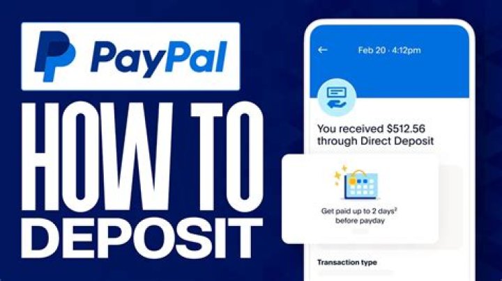 How do I deposit real money into PayPal?