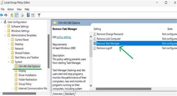 How do I disable Windows password policy?