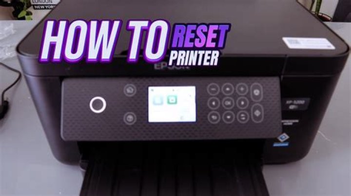How do I do a soft reset on my Epson printer?
