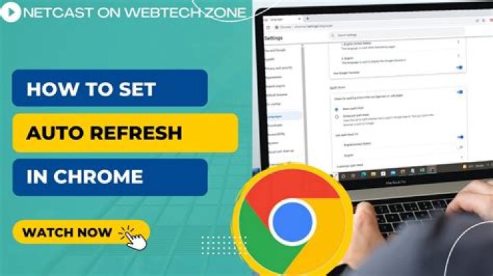 How do I do auto refresh in Chrome?