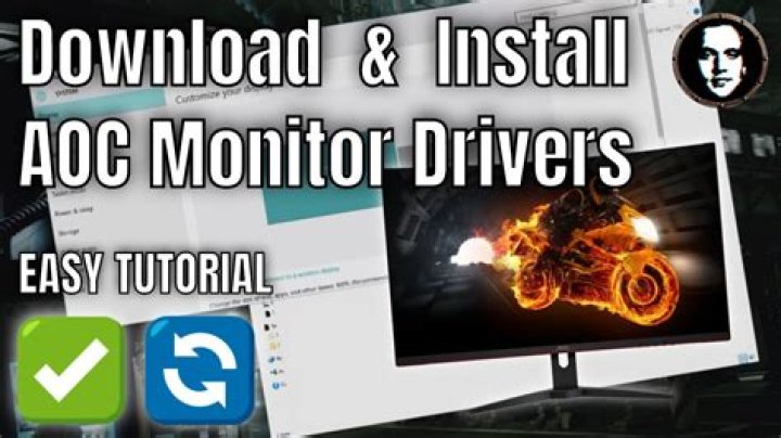 How do I download AOC monitor drivers?