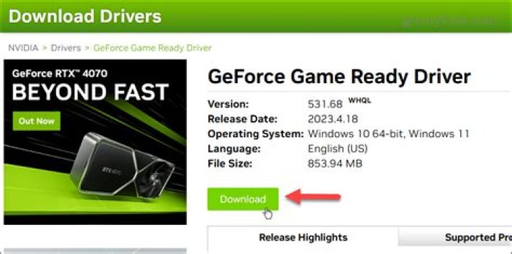 How do I download graphics card drivers Windows 7?