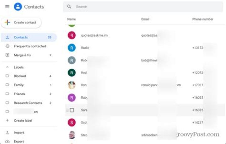 How do I edit my Google contacts?