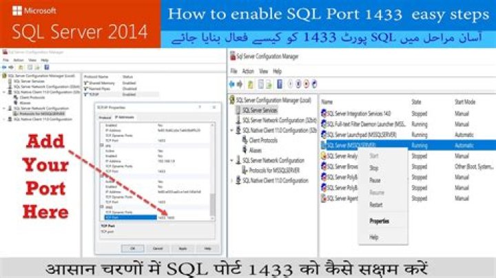 How do I enable Port 1433 on Azure?