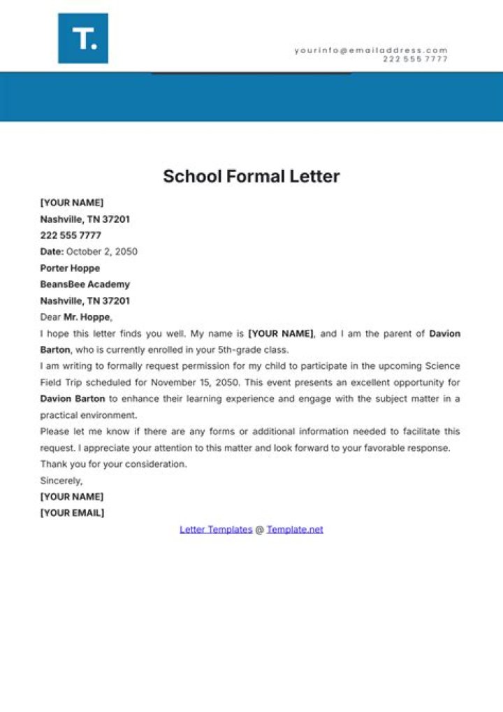 How do I end my formal letter?