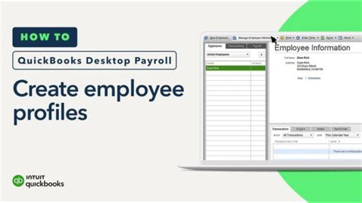 How do I enter employee information in QuickBooks?