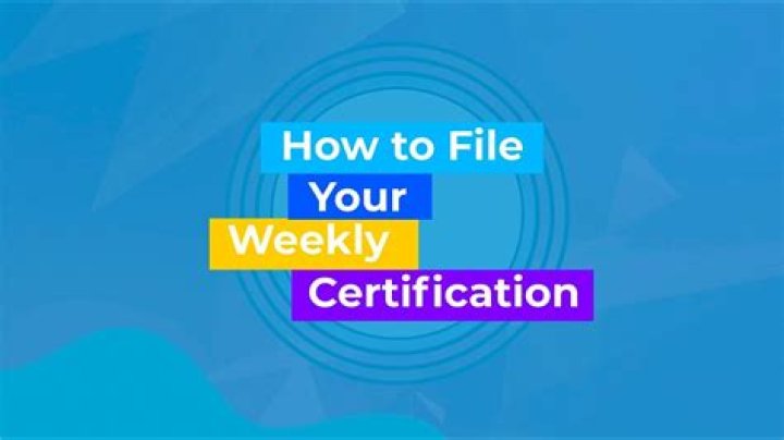 How do I file my weekly certification in Maryland?