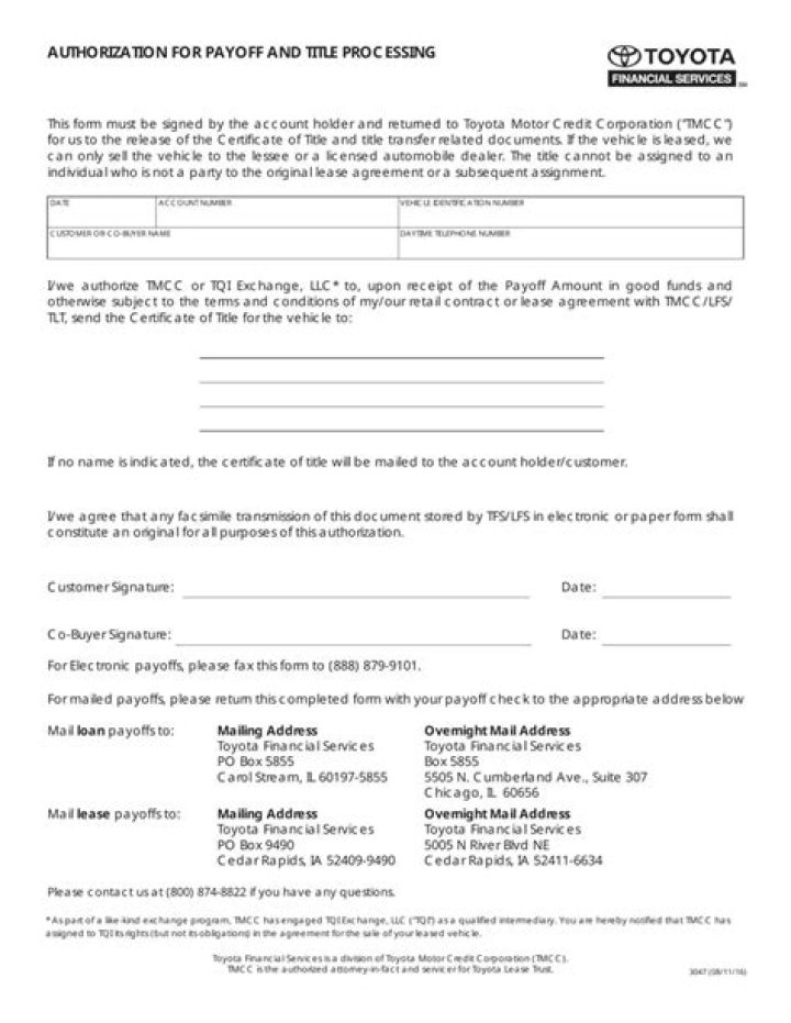 How do I find my Toyota lease payoff amount?