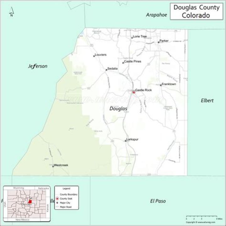 How do I find out if someone is in jail in Douglas County Colorado?