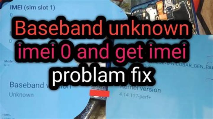 How do I fix an invalid IMEI problem?