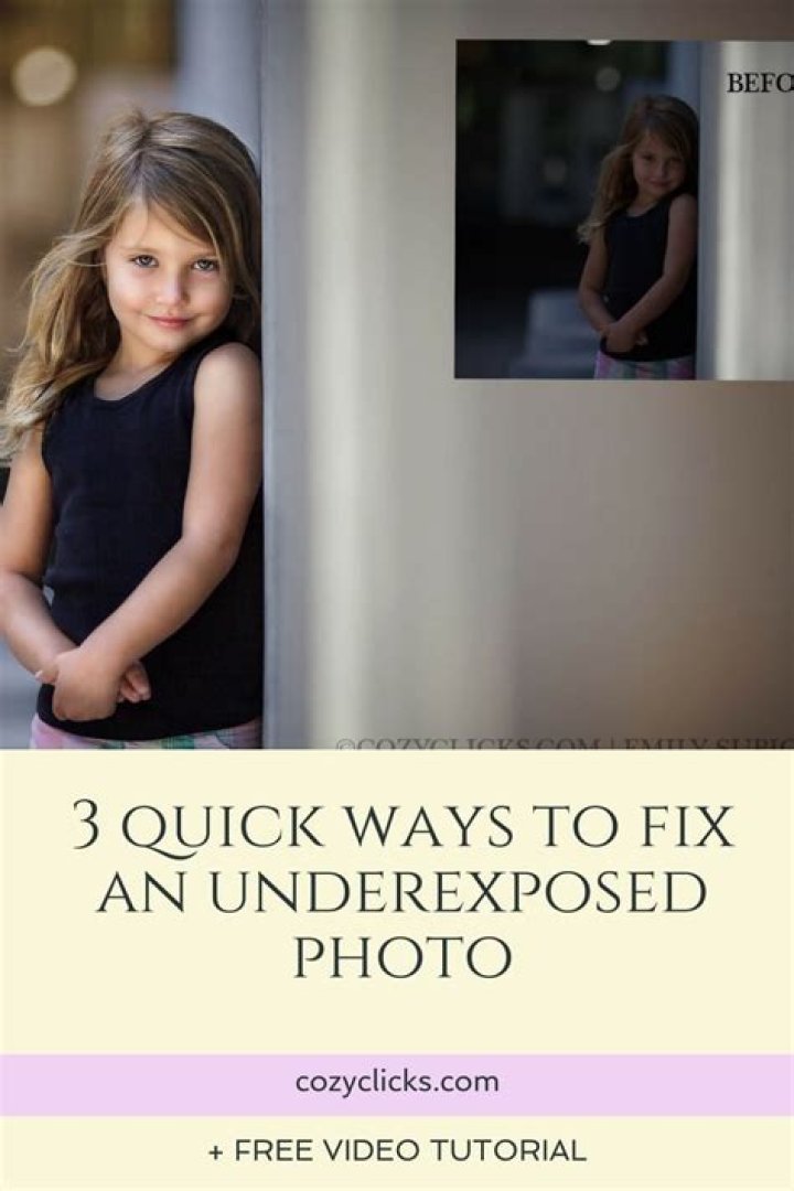 How do I fix an underexposed photo in Photoshop?