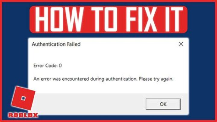How do I fix authentication error occurred?