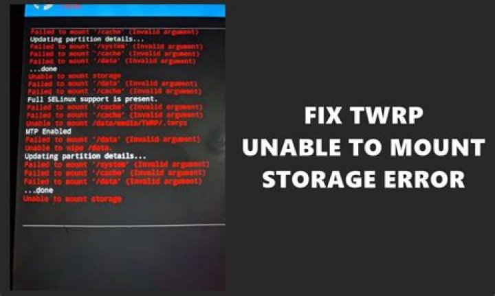 How do I fix error 255 in TWRP recovery?