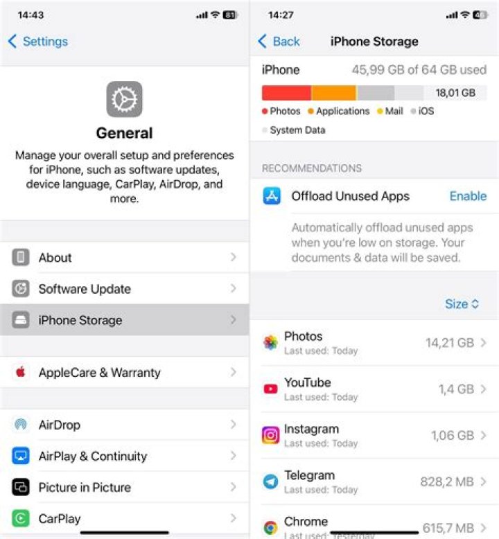 How do I fix my iPhone not enough storage?